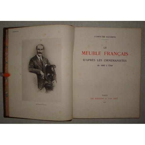 Le Meuble Français D'après Les Ornemanistes De 1660 À 1789