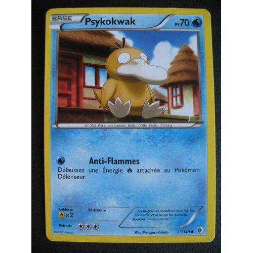 Carte Pokemon - Psykokwak - 33/149 - Frontières Franchies - 2012 - Sc2