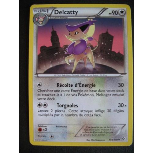 Carte Pokemon - Delcatty - 114/149 - Frontières Franchies - 2012 - Sc2