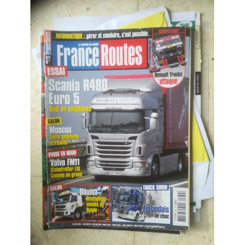 France Routes 339 De 2010 Scania R480 Highline Euro 5,Volvo Fm11.450 Globetrotter Lxl,Adaf,Lara Croft