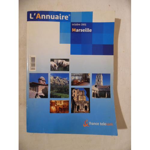 Annuaire Téléphonique Pages Blanches - Marseille / Bouches-Du-Rhône - 2005 - 700 Pages -