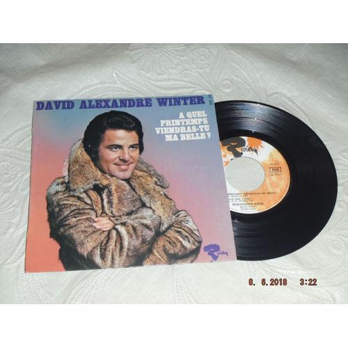 David-Alexandre-Winter - Vinyle 45 Tours 1969 - 4 Titres Direction Musicale Christian Gaubert