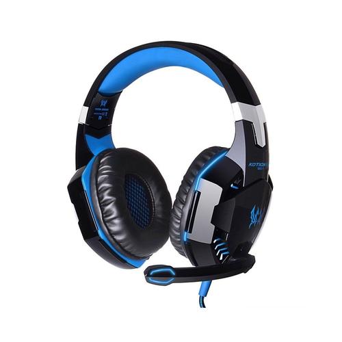 Casque Gamers G2000 avec micro et LED (Bleu)