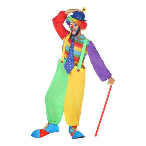 Déguisement De Clown Multicouleur Pour Homme (Taille S)