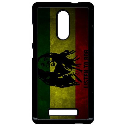 Coque Xiaomi Redmi Note 3 - Listen To Bob Marley - Noir
