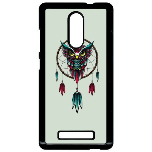 Coque Xiaomi Redmi Note 3 - Dreamcatcher Hibou Tribal - Noir