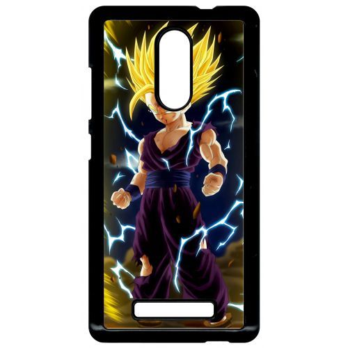 Coque Xiaomi Redmi Note 3 - Dbz Dragon Ball Z San Gohan Super Sayen 2 - Noir