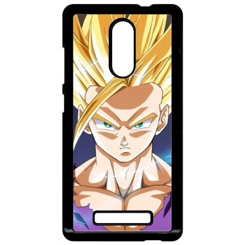 Coque Xiaomi Redmi Note 3 - Dbz San Gohan Super Sayen 2 Ssj2 - Noir