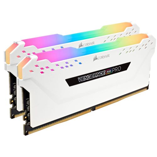 Corsair Vengeance Rgb Pro 16 Go DDR4 2666 Mhz Cas 16 - Blanc