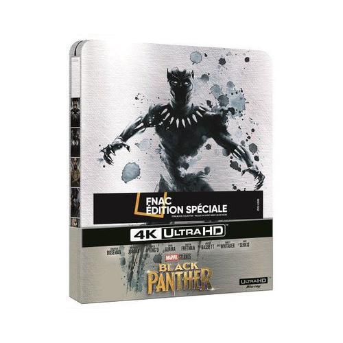 Black Panther - Exclusivité Fnac Boîtier Steelbook - 4k Ultra Hd + Blu-Ray