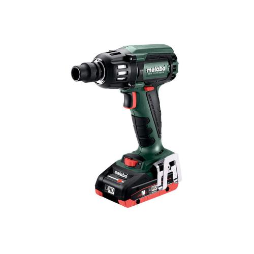 Metabo SSW 18 LTX 400 BL Visseuses à choc sans fil, 2x18V/4Ah LiHD, Chargeur ASC 30-36 V, Coffret - 602205800