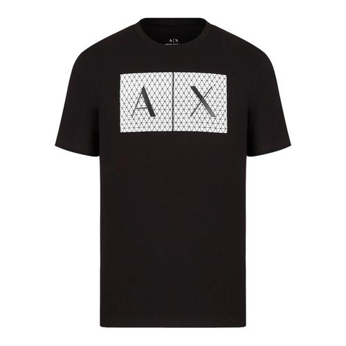 Tee Shirt Manches Courtes Armani Exchange T-Shirt Noir