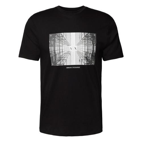 Tee Shirt Manches Courtes Armani Exchange T-Shirts Noir