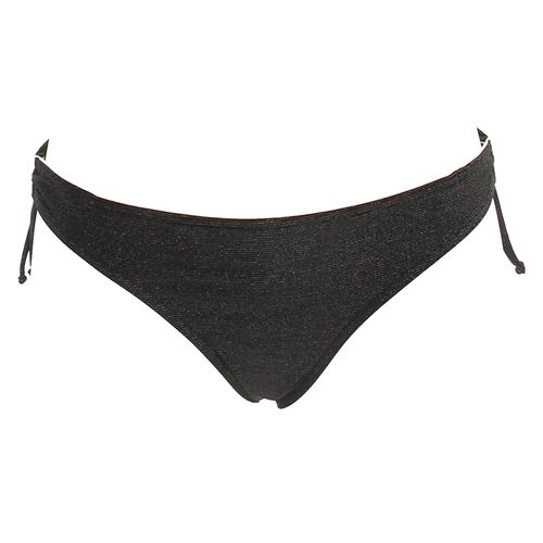 Bas De Maillot De Bain Happy And So Shine Noir/Or Culotte Tanga Noir