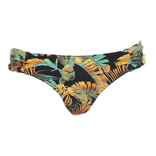 Bas De Maillot De Bain Happy And So Deep Kaki/Or Culotte Fronce Noir