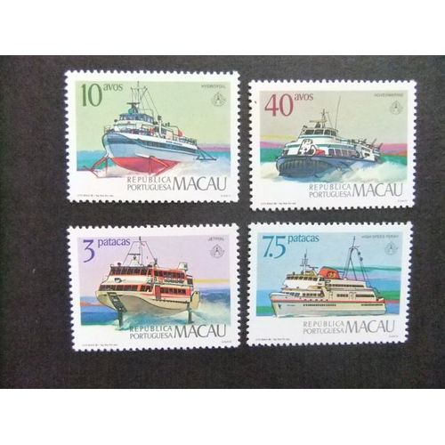 Macao Macau 1986 Barcos Bateaux Yvert 531 / 34 * Mh