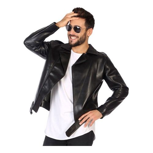 Veste Noire De Rock Star Pour Homme (Taille M-L)