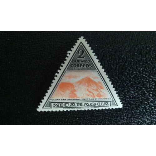 Timbre Nicaragua Yt 724 Volcan San Cristobal 1947