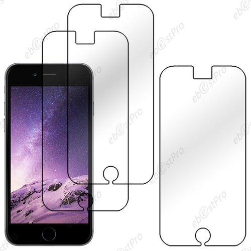 Ebeststar ® Lot X3 Protection Film D'écran Anti Rayures Anti Traces Pour Apple Iphone 6s Écran 4,7" + Lingette De Nettoyage / Accessoires Pour La Pose