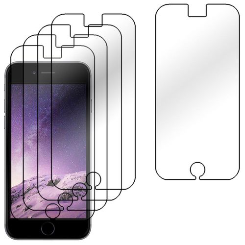 Ebeststar ® Lot X5 Protection Film D'écran Anti Rayures Anti Traces Pour Apple Iphone 6s Écran 4,7" + Lingette De Nettoyage / Accessoires Pour La Pose