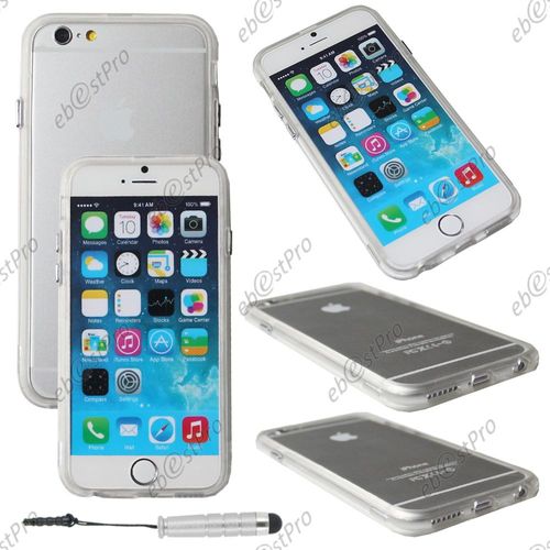 Ebeststar ® Housse Etui Coque Bumper De Protection Pour Apple Iphone 6s Plus Écran 5,5", Couleur Transparent + Mini Stylet + 1 Film Protection D'écran + Lingette