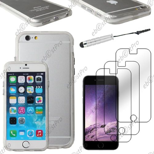 Ebeststar ® Housse Etui Coque Bumper De Protection Pour Apple Iphone 6s Plus Écran 5,5", Couleur Transparent + Mini Stylet 3 Film