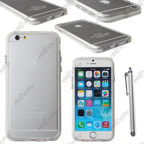 Ebeststar ® Housse Etui Coque Bumper De Protection Pour Apple Iphone 6s Plus Écran 5,5", Couleur Transparent + Stylet + 1 Film Protection D'écran + Lingette