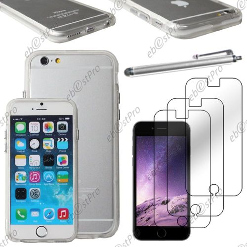 Ebeststar ® Housse Etui Coque Bumper De Protection Pour Apple Iphone 6s Plus Écran 5,5", Couleur Transparent + Stylet 3 Film