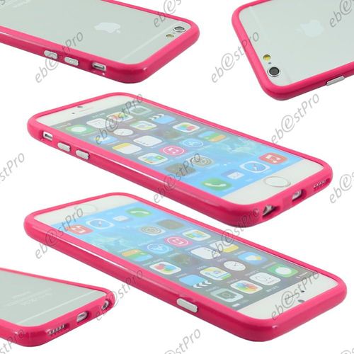 Ebeststar ® Bumper Contour De Protection Etui Housse Coque Pour Apple Iphone 6s Plus Écran 5,5", Couleur Rose + 1 Film Protection D'écran + Lingette