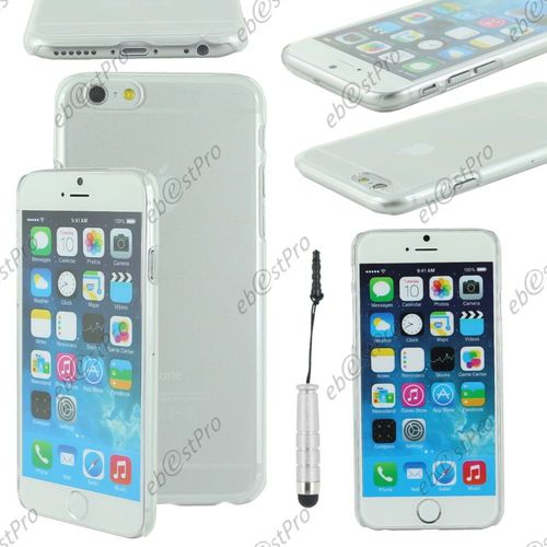 Ebeststar ® Coque Rigide Ultra Fine Etui Housse Crystale Polycarbonate Pour Apple Iphone 6s Plus Écran 5,5", Couleur Transparent + Mini Stylet + 1 Film Protection D'écran + Lingette