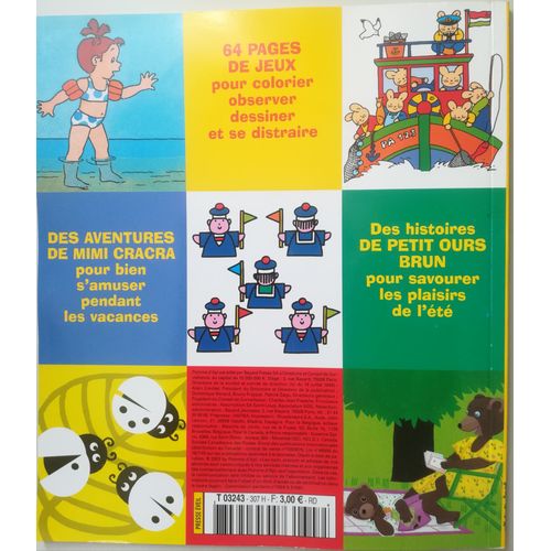 Les Jeux De L'été De Petit Ours Brun Hors Série Été 2003