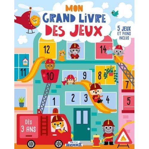 Mon Grand Livre Des Jeux - 5 Jeux Et Pions Inclus