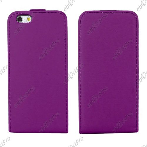Ebeststar ® Etui Pu Cuir Rabattable Housse Coque Ultra Slim Pour Apple Iphone 6s Plus Écran 5,5", Couleur Violet + 1 Film Verre Trempé