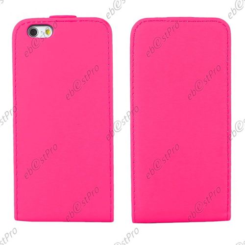 Ebeststar ® Etui Pu Cuir Rabattable Housse Coque Ultra Slim Pour Apple Iphone 6s Plus Écran 5,5", Couleur Rose + 1 Film Verre Trempé