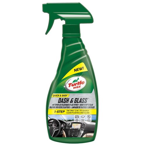 Turtle Wax Dash & Glass Nettoyant Pour Vitres De Voiture Smear Free Dust Free Dash 500ml