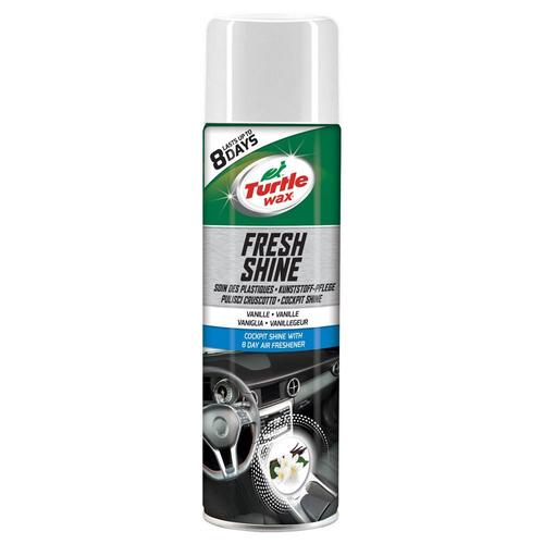 Turtle Wax Fresh Shine Nettoyant Pour Voiture Intïarieur Et Assainisseur D'air 500 Ml Vanille