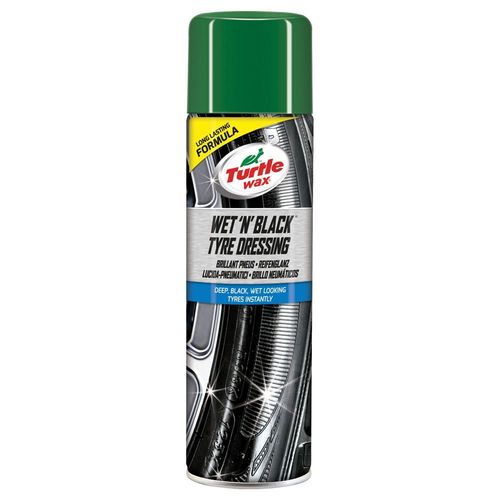 Turtle Wax Wet N Black Pneus De Voiture S'habiller Deep Black Wet Looking Pneus 500ml