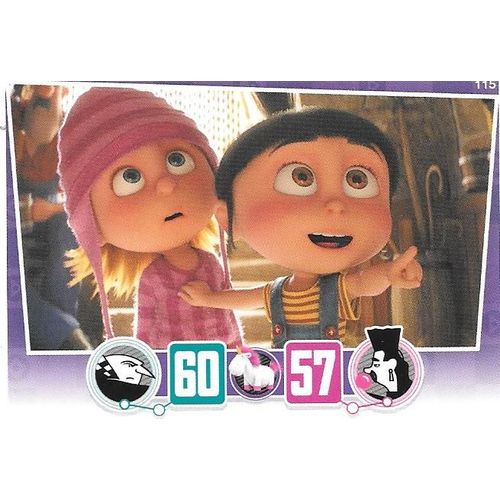 N° 115 Trading Card Game Moi Moche Et Mechant 3 Topps