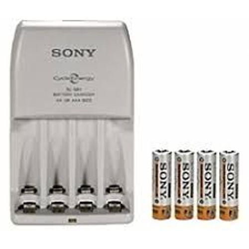 Sony Bcg-34hld4 - Chargeur De Batteries - (Pour 4xaa) 4 X Type Aa - 2100 Mah