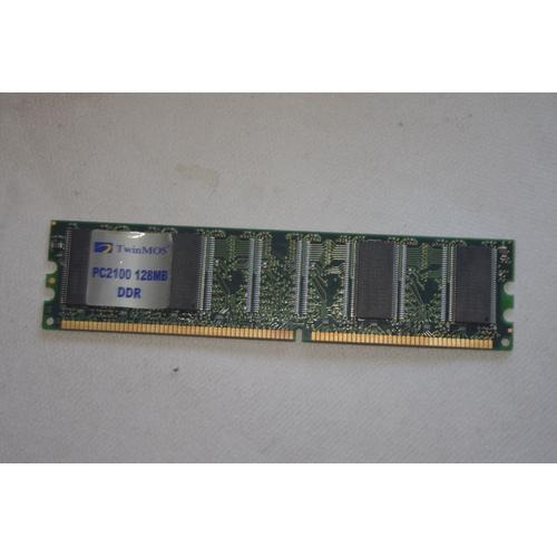 UNE BARETTE MEMOIRE DE SDRAM TwinMOS DDR266 Norme PC2100 128Mb DDR