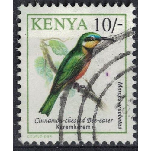 Kenya 1993 Oblitéré Used Bird Oiseau Merops Oreobates Guêpier Montagnard Su