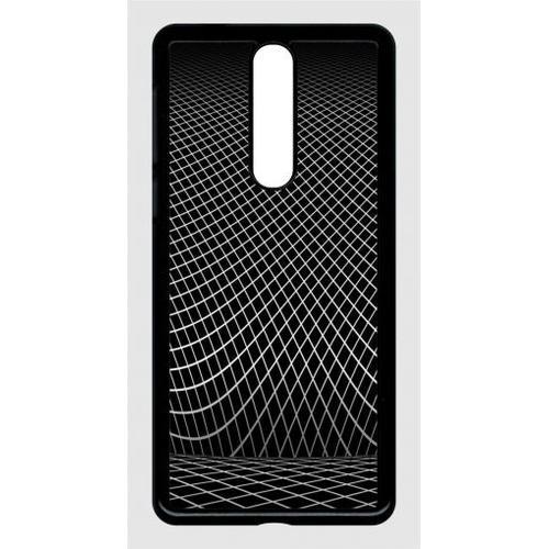 Coque - Black Squarred - Compatible Avec Nokia 8 Sirocco - Plastique - Bord Noir