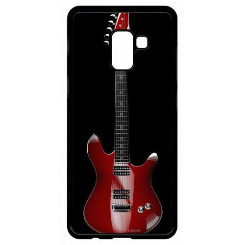Coque Pour Galaxy A8+ (2018) - Guitare Red - Noir