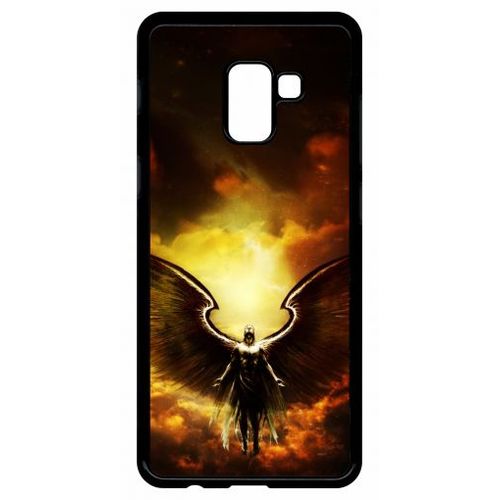 Coque Pour Galaxy A8+ (2018) - Ange Flamme - Noir