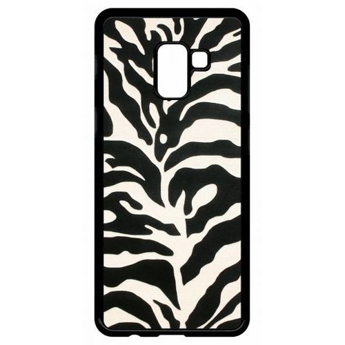 Coque Pour Galaxy A8+ (2018) - Zebré - Noir