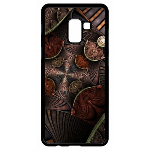 Coque Pour Galaxy A8+ (2018) - Metallic - Noir
