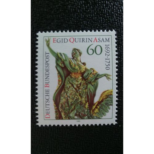 Timbre Allemagne Rfa Yt 1454 300e Anniversaire Anniv. De Egid Quirin Asam 1992