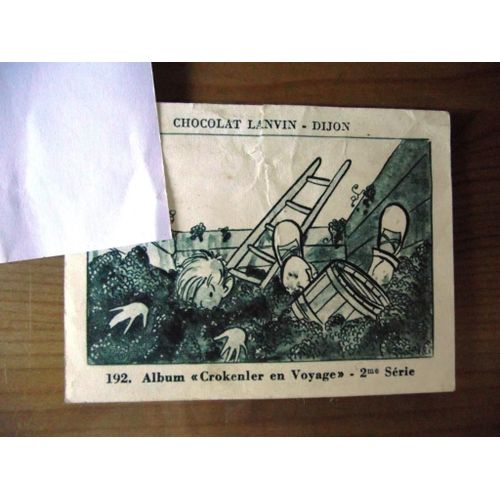 Image Chocolat Lanvin-Dijon 192 Album Crokenler En Voyage 2me Série Et Uzès Vue Générale Et La Tour Fénestrelle
