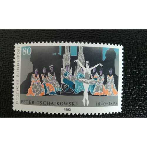 Timbre Allemagne Rfa Yt 1534 Centenaire De La Mort De Piotr Tchaïkovski 1993