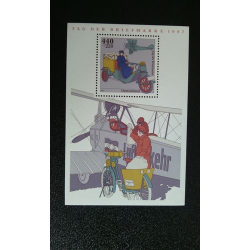 Timbre Allemagne Rfa Yt Bf 40 Journée Du Timbre 1997